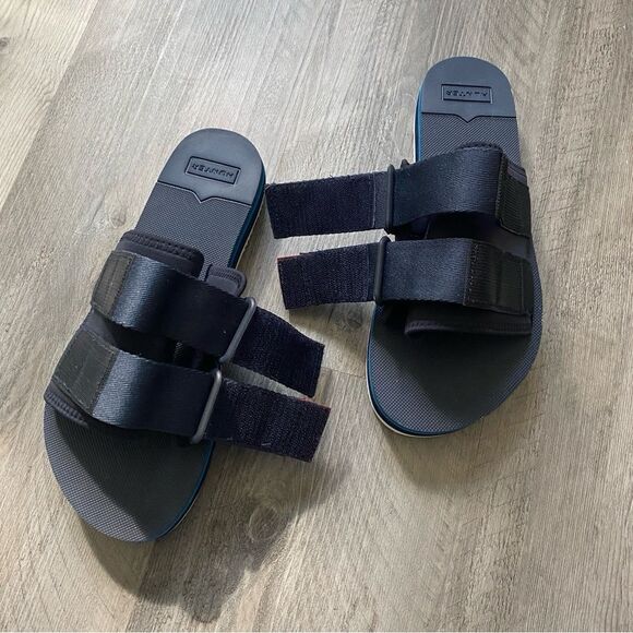 Hunter Sandals Original Beach Flatform Navy Women’s Men’s Unisex - Picture 6 of 10